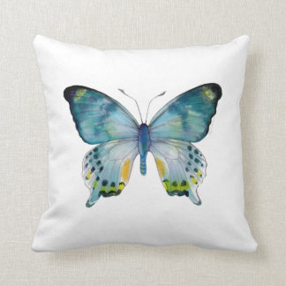 Coussin bleu de papillon de Laglaizei