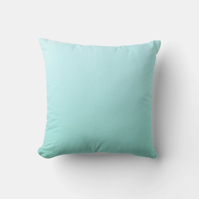 coussin bleu d'eau claire (Recto)
