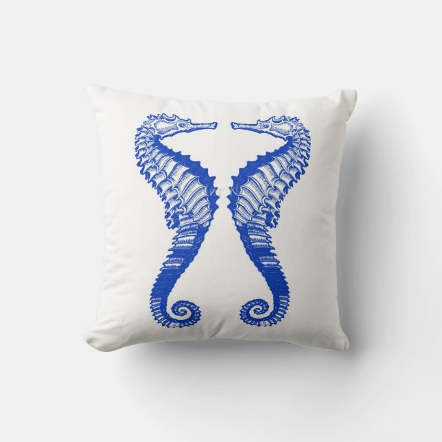Coussin bleu d'hippocampe (Recto)