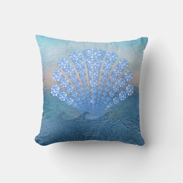 Coussin Bleu diamant (Recto)