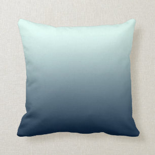 Coussin Bleu d'océan Ombre