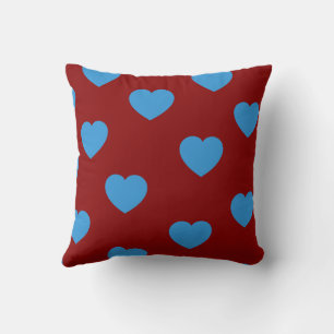 Coussin Bleu Élégant Mignon Cosy Moderne Romantique Chic C