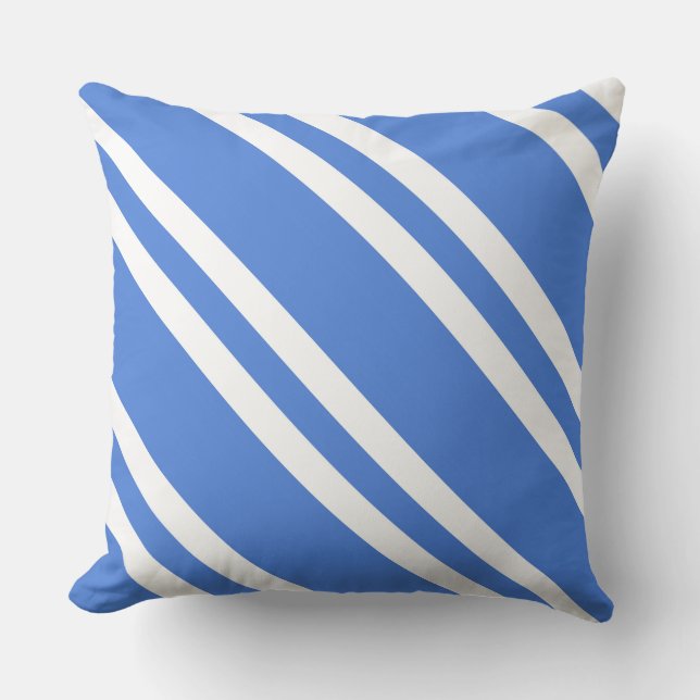 Coussin Bleu et blanc (Recto)