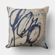 Bleu et gris abstrait 