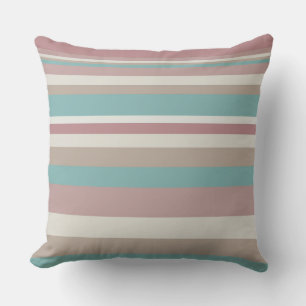 Coussin Bleu et rose clair