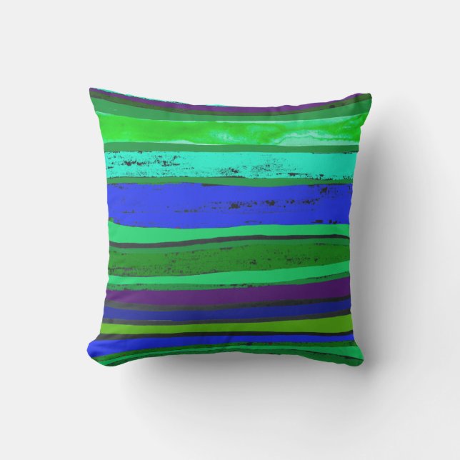Coussin Bleu et vert (Recto)