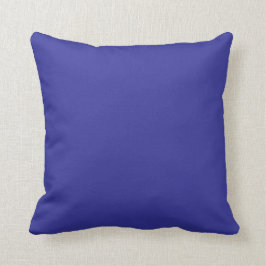 coussin bleu foncé