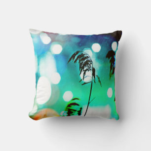 Coussin Bleu Grass Drama Éclairage Jeu d'oreillers