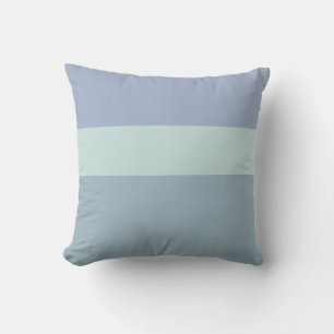 Coussin Bleu gris et vertes Gris Piliers à lancer révers