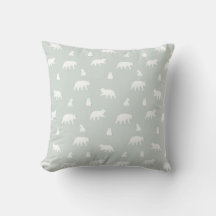 Bleu Motif de neige de l'ours polaire