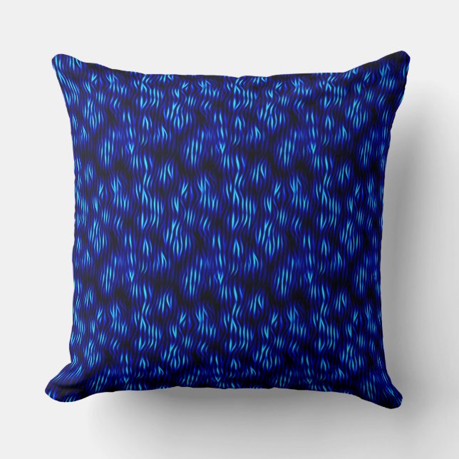 Coussin Bleu Points forts Lancer l'oreiller (Recto)