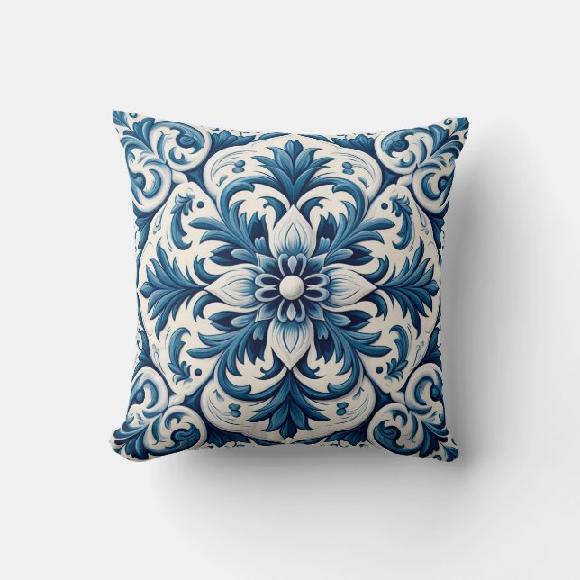 Coussin bleu portugais (Recto)
