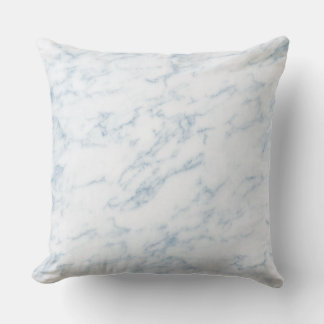 Coussin Bleu teint faux marbre