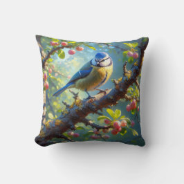 Coussin Bleu Tit 1