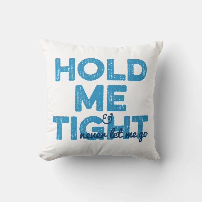 Coussin Bleus gais me jugent serré personnalisé (Recto)