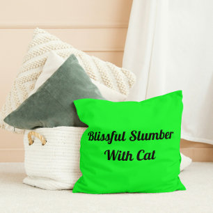 Coussin Blisser Swood Avec Chat Personnalisé Animaux de co