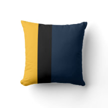 Bloc bleu marine noir et moutarde jaune