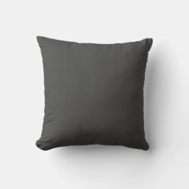 Coussin Bloc de couleur gris foncé  