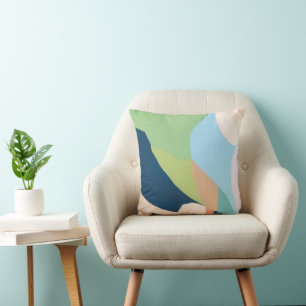 Coussin Bloc de couleur Peinture Abstraite Originale