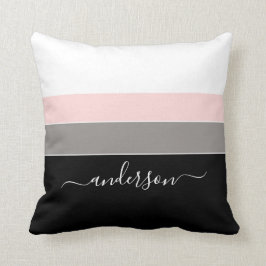 Coussin Bloc de couleurs personnalisé moderne