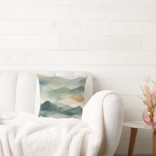 Coussin Blocs d'aquarelle doux