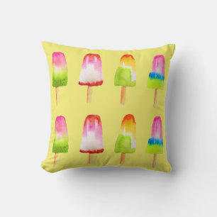 Coussin Blocs de glace colorés à popsicle