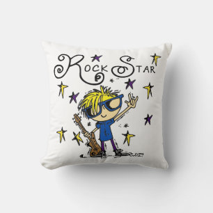 Coussin Blond Boy Rock Star