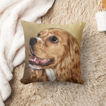 Blonde Cocker Spaniel Jeu d'oreiller