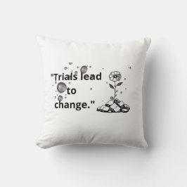 Coussin Bloom Through Trials – Strength from the Cracks