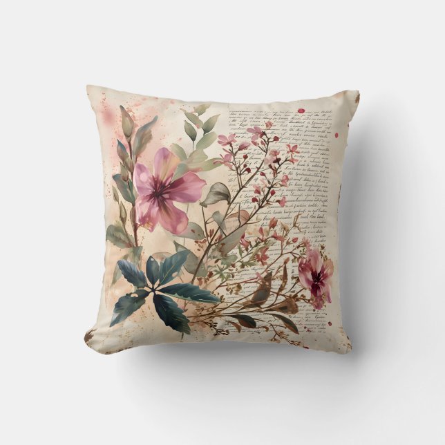 Coussin Blooms scripturaires (Recto)