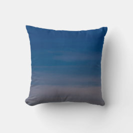 Coussin Blue Grey Horizontal Striped Sky Nature