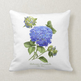 Coussin Blue Hydrangeas