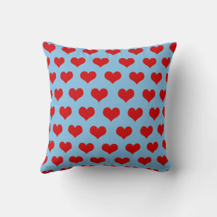 Coussin Blue Navy Sweet Cosy Moderne Romantique Coeur Chic