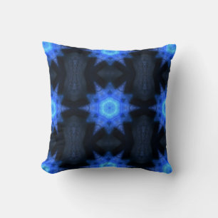 Coussin Blue Star Kaleidoscopic
