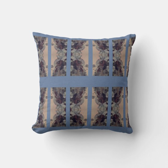 Coussin Blue vintage (Recto)