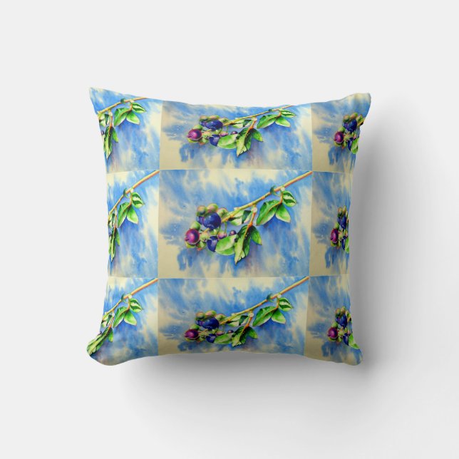 Coussin Blueberges (Recto)