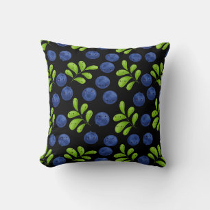 Coussin Blueberry Bliss : Fruit Motif Design