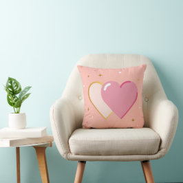 Coussin Blush Pink Heart