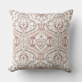 Coussin Blush Royale Damassé