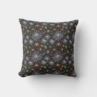 Coussin Bogues, araignées et toutes les choses déplaisante