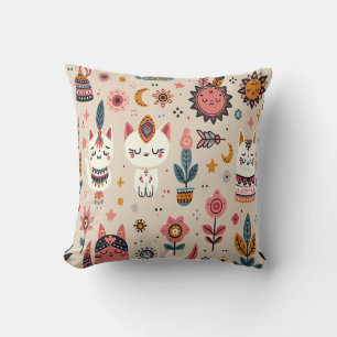 Coussin Boho Bloom & Bites