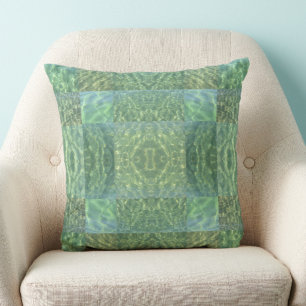 Coussin Boho Chic Ocean Green et Seafoam