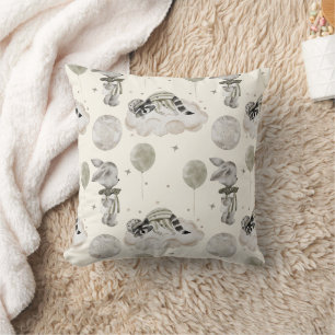 Coussin Boho in Neutrals : Pépinière de ratons dorés