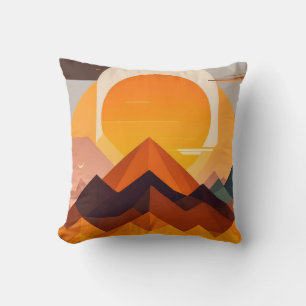 COUSSIN BOHO NEO GEO SUNSET