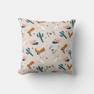 Coussin Boho Noël Occidental - Beige