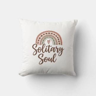 Coussin Boho style âme solitaire