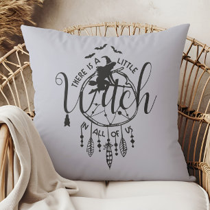 Coussin Boho Witch Vibes Fourre-tout - Petite sorcière en