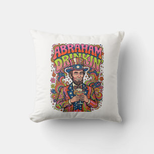 Coussin Boire Abraham Patriotique Rétro