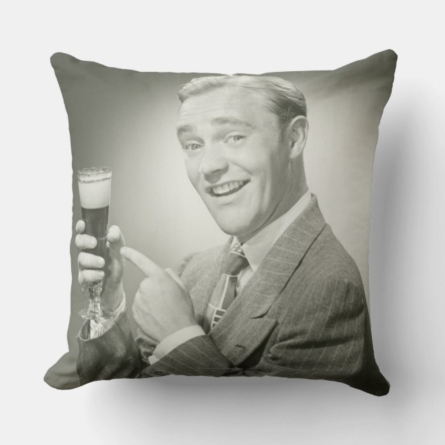 Coussin Boire d'homme (Recto)
