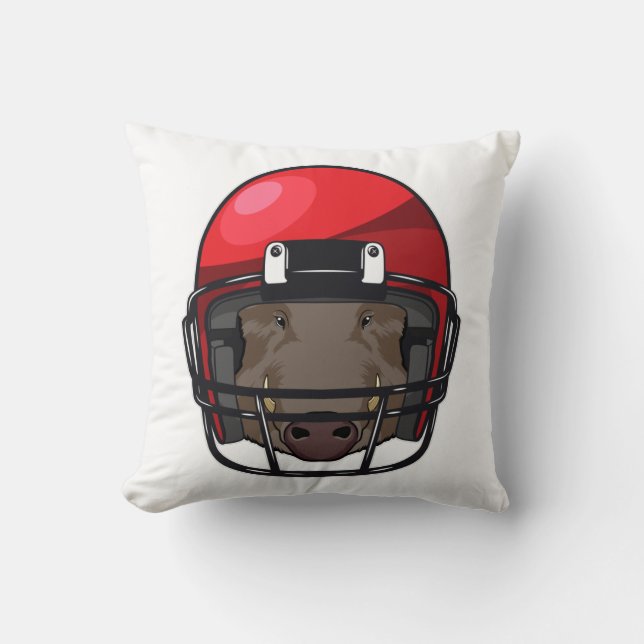 Coussin Bois de football Sports (Recto)